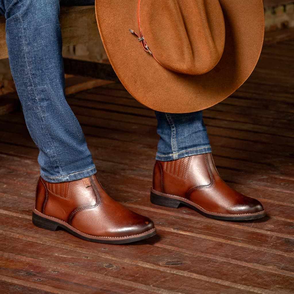 Botina Masculina Butina Com Elastico Country