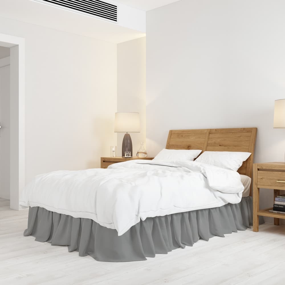 Saia Box Para Cama Casal Padrão Queen King Com Elásticos Cama Bau