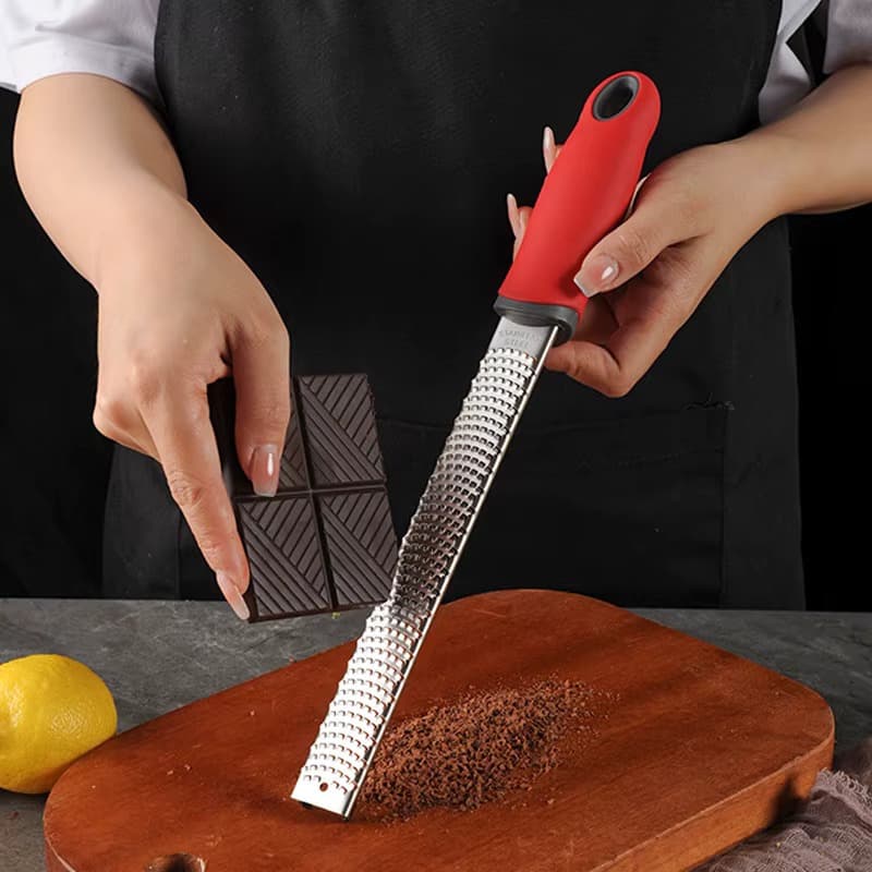 Zester e Ralador de Queijo Multiuso Limão, Aço Inoxidável, Sem Força, Gengibre, Trituração, Vegetal, Ralar De Alimentos,