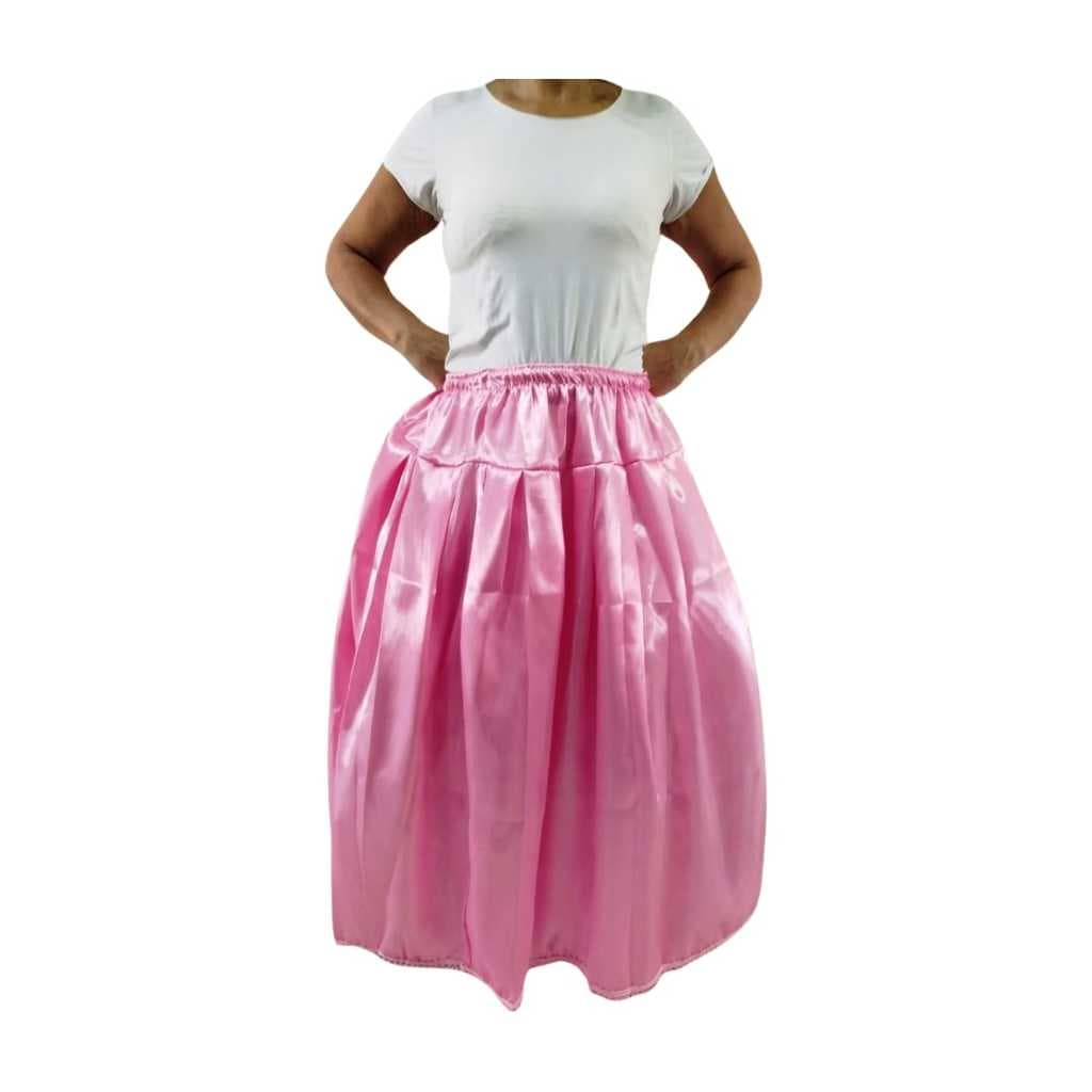 Saia de Cetim Rosa   IBEJI Candomblé / Umbanda