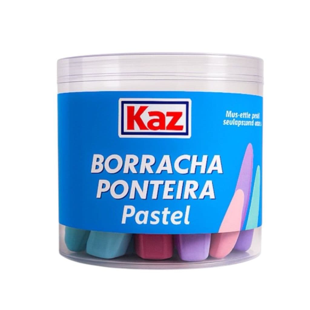 Borracha Escolar Ponteira De Lápis Pastel 48 Unidade