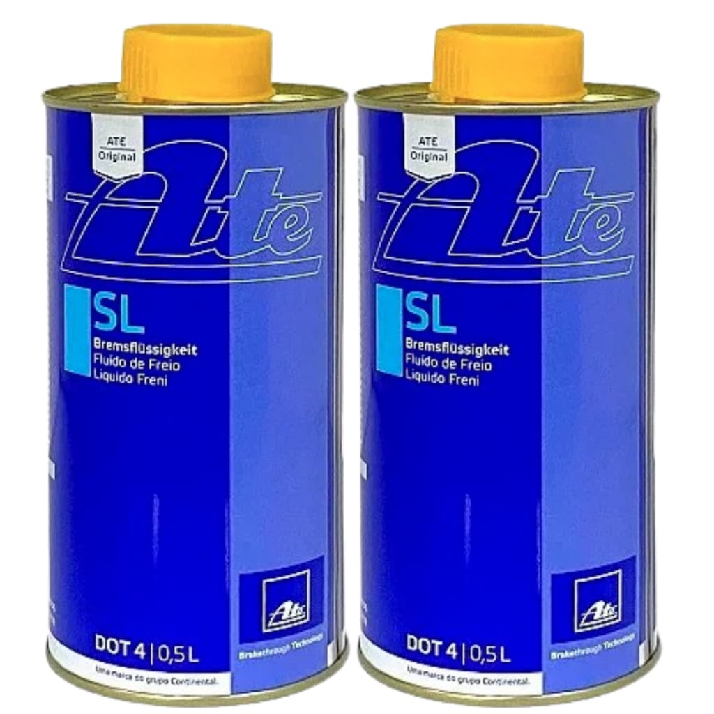 Kit 2 Fluido de freio Dot 4 - Ate SI - original 500ml