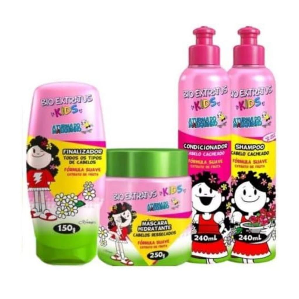 Kit Bio Extratus Kids Infantil Cabelo 4-Produtos
