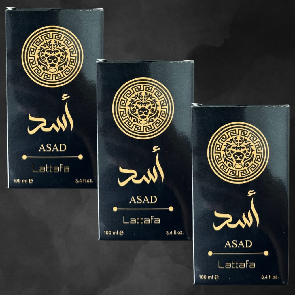 Perfume Árabe Masculino Asad Lattafa 50ml Base de Óleo