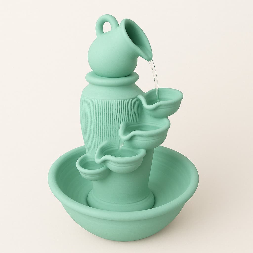 fonte de agua chafariz para jardim cascata feng shui mesa