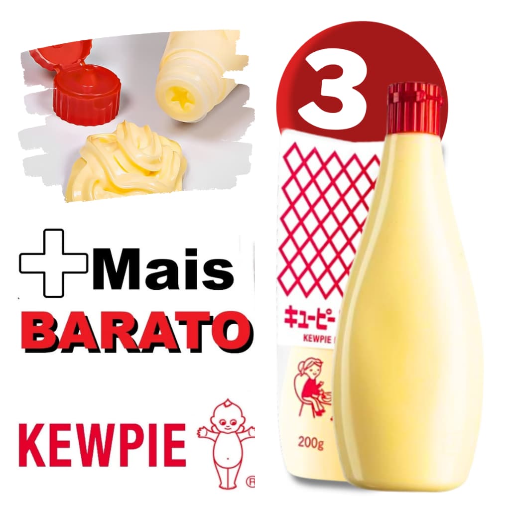 Maionese Kewpie Até 600g A Oriental para Comida Japonesa Sushi Japão