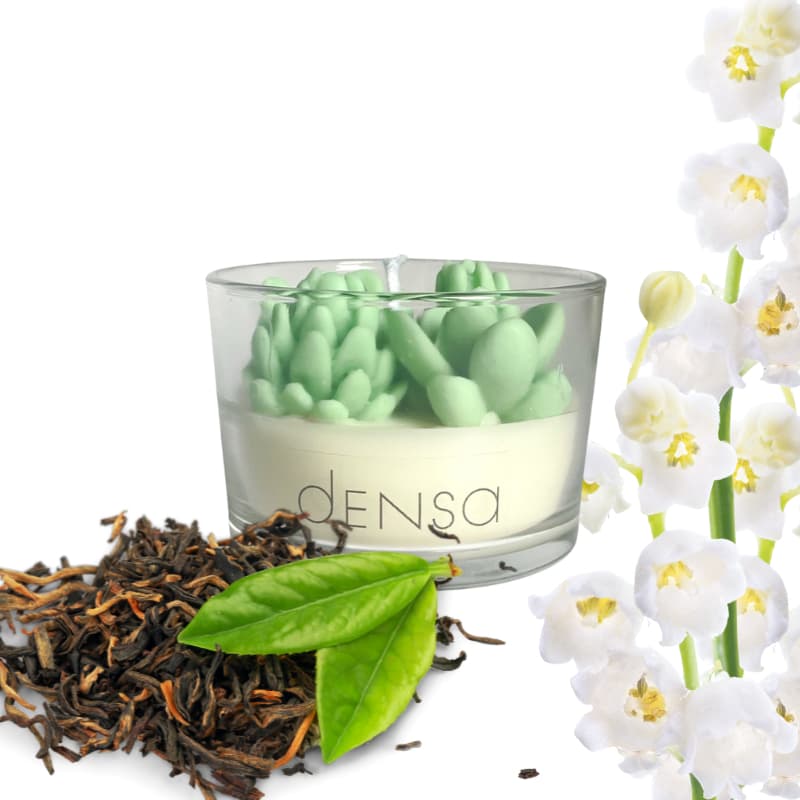 Vela Aromática Perfumada Chá Branco Verde Floral Cera Vegetal Coco lembrancinha Casa Quarto Relaxar