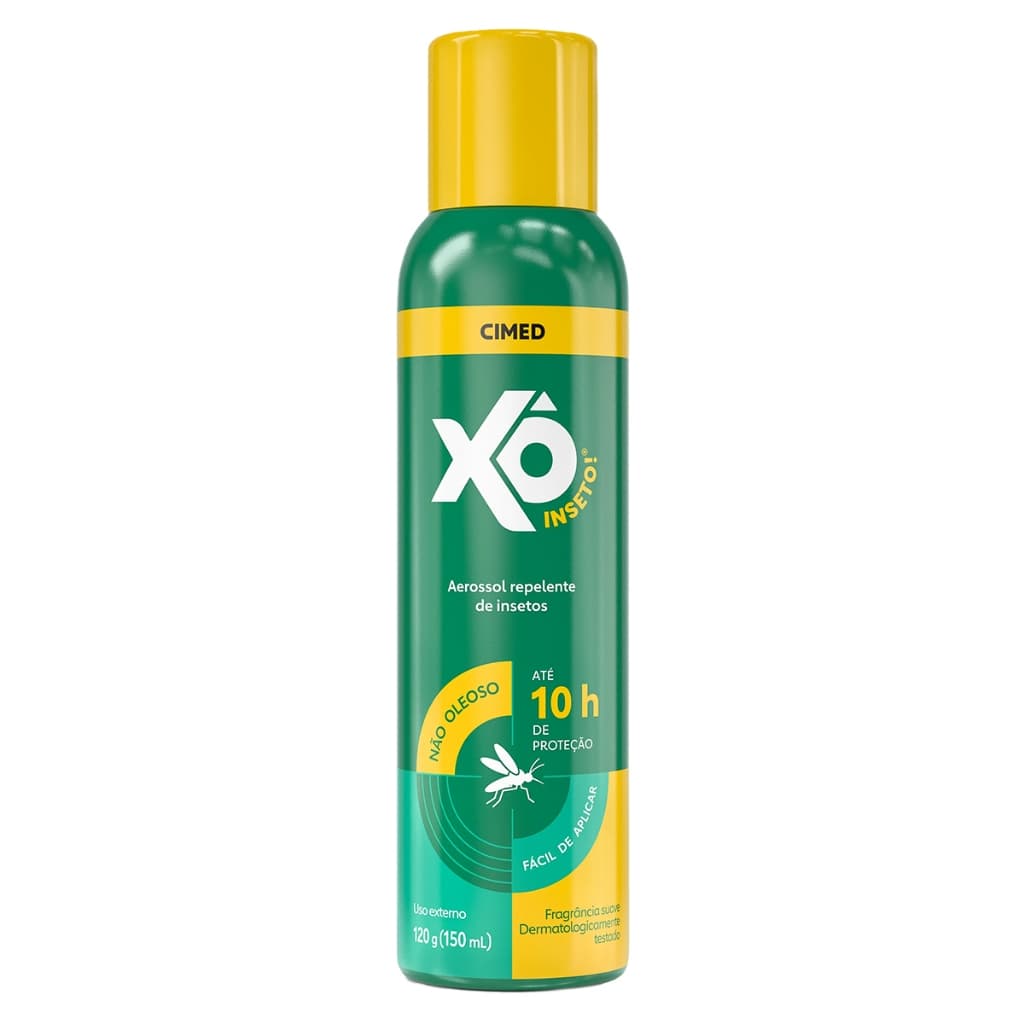 repelente de insetos xô inseto proteção contra dengue pernilongo borrachudo aero 150ml cimed