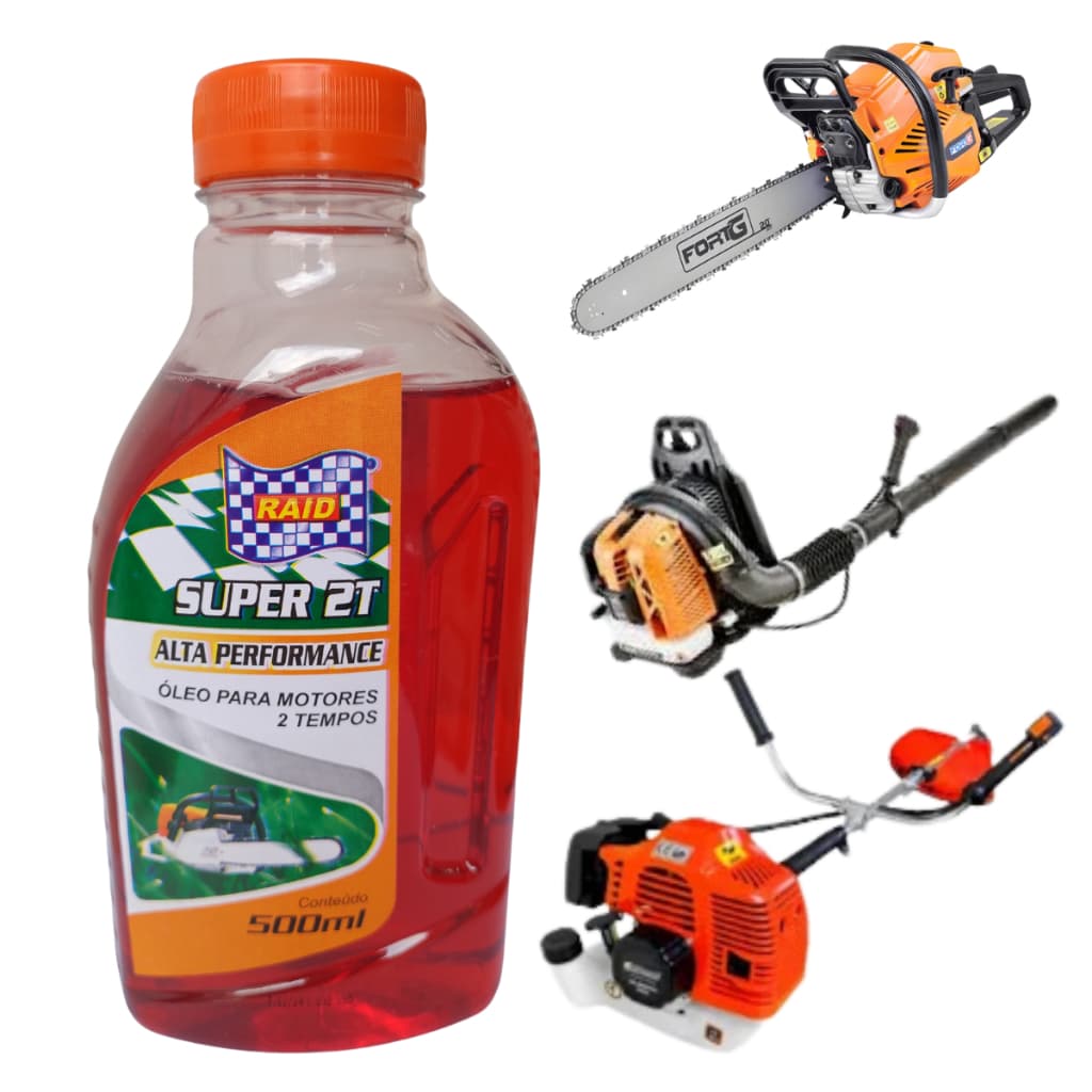 Oleo 2 Tempos Motoserra Roçadeira Soprador Folhas Cortadores de Grama 500ml Compatível com Óleo Stihl 8017h Castrol