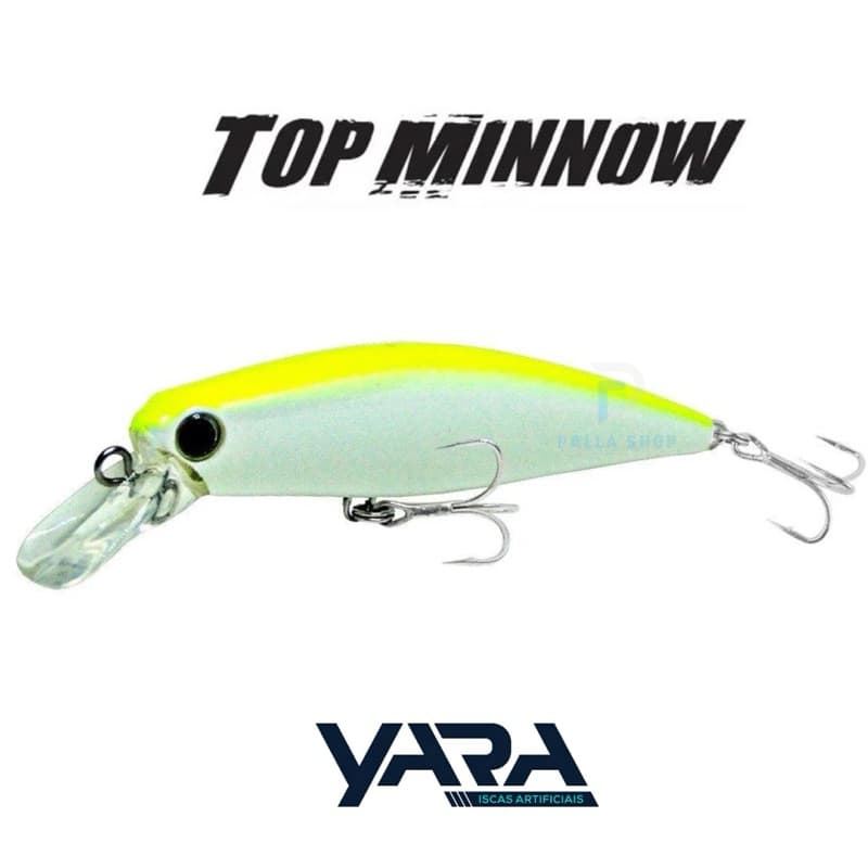 Isca Yara Top Minnow 7,5cm / 7,8g - Todas as Cores - Tucunaré Dourado Robalo Traíra