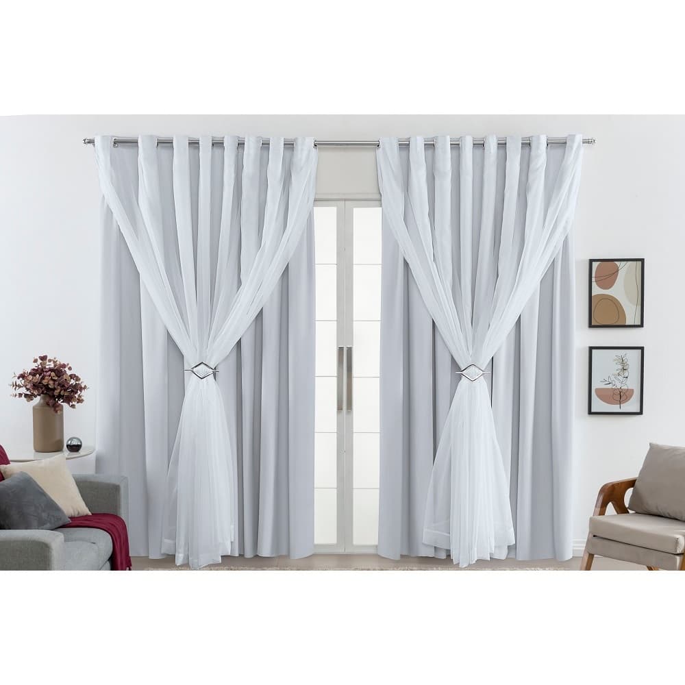 Cortina Blackout Pvc Para Sala 2,00 De Largura X 2,30 Altura