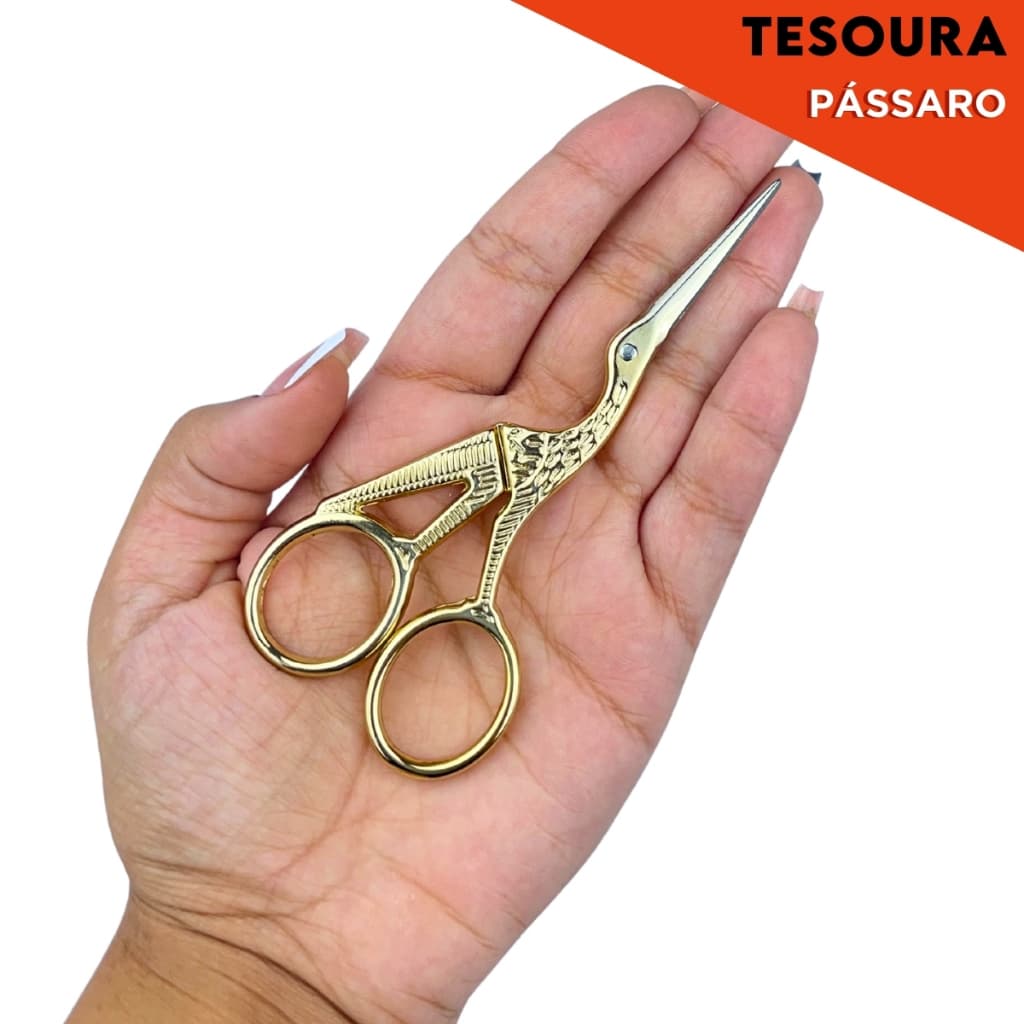 Tesoura Pássaro de Alfaiataria – Aço Inox + Design Elegante e Corte Preciso Acabamento Premium - SH