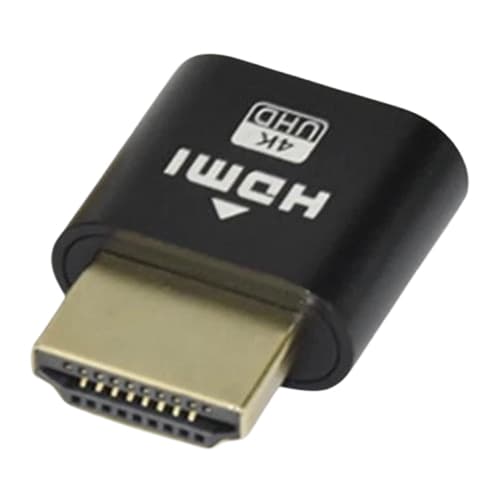 Mandogo HDMI Adaptador De Exibição Virtual Compatível Com 1.4 DDC EDID Manequim Plug Emulador Fantasma Sem Cabeça B6W8