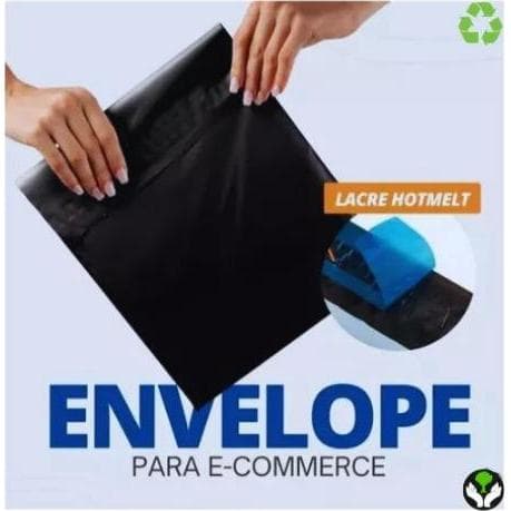 Envelope Segurança 30x50 1000und Saco Plástico Correios Embalagem Ecológica Sedex Embalagem Fácil