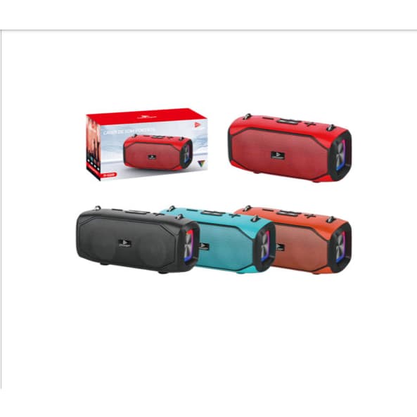 Caixa De Som Bluetooth Amplificada Portátil Led Rgb Tws 30W Potente Casa Festa Praia Acampar