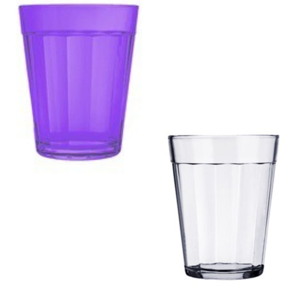 Copo De Plastico Dose / Shot Aperitivo Canelado Colors / Transparente 65ml