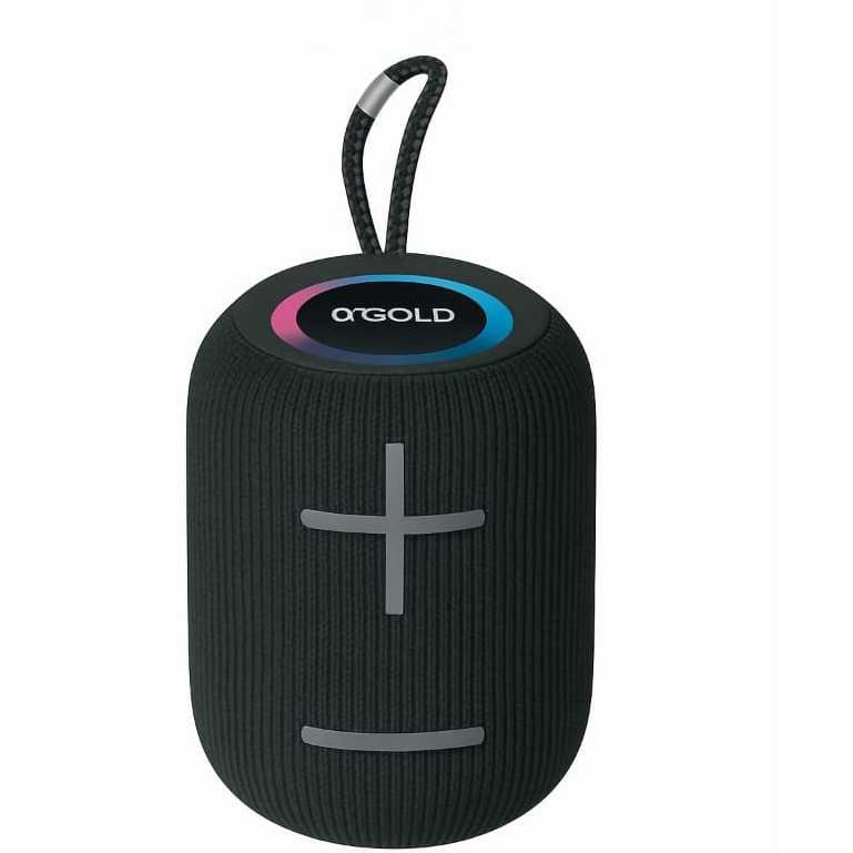 Caixa Caixinha de Som Portátil Bluetooth Leds RBG Mp3 Cartão SD Usb