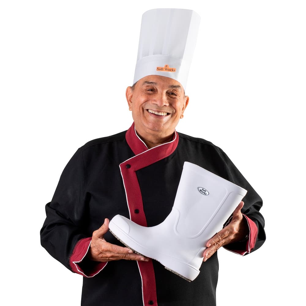 Bota Cano Longo Antiderrapante Cozinha,Hospital,Etc Soft Work  Não Perca a Promoção Imperdivel
