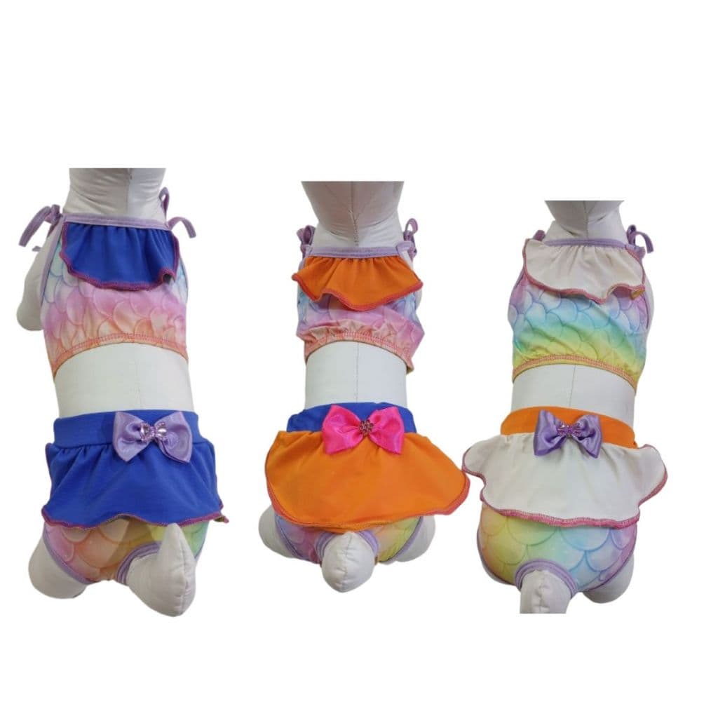 Biquíni pet ,Moda praia pet ,Roupa de banho pet -Biquíni cachorro Roupa de verão pet.1 UNIDADE