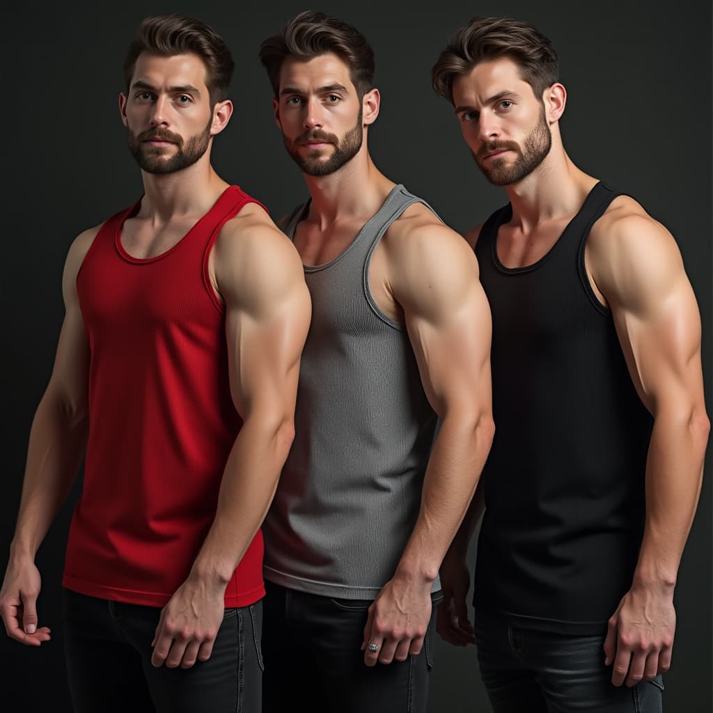 Kit 2 Regata Premium Masculina Americana Justa Canelada Algodão Elastano Ribana