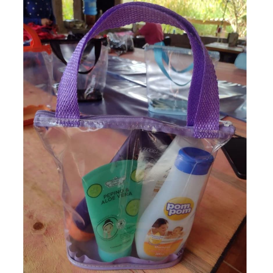 ki 12 Necessarie porta shampoo com alça, maquiagem organizador