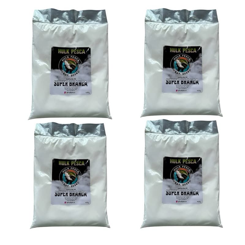 Kit MASSA BRANCA SUPER BRANCA PARA PESCA