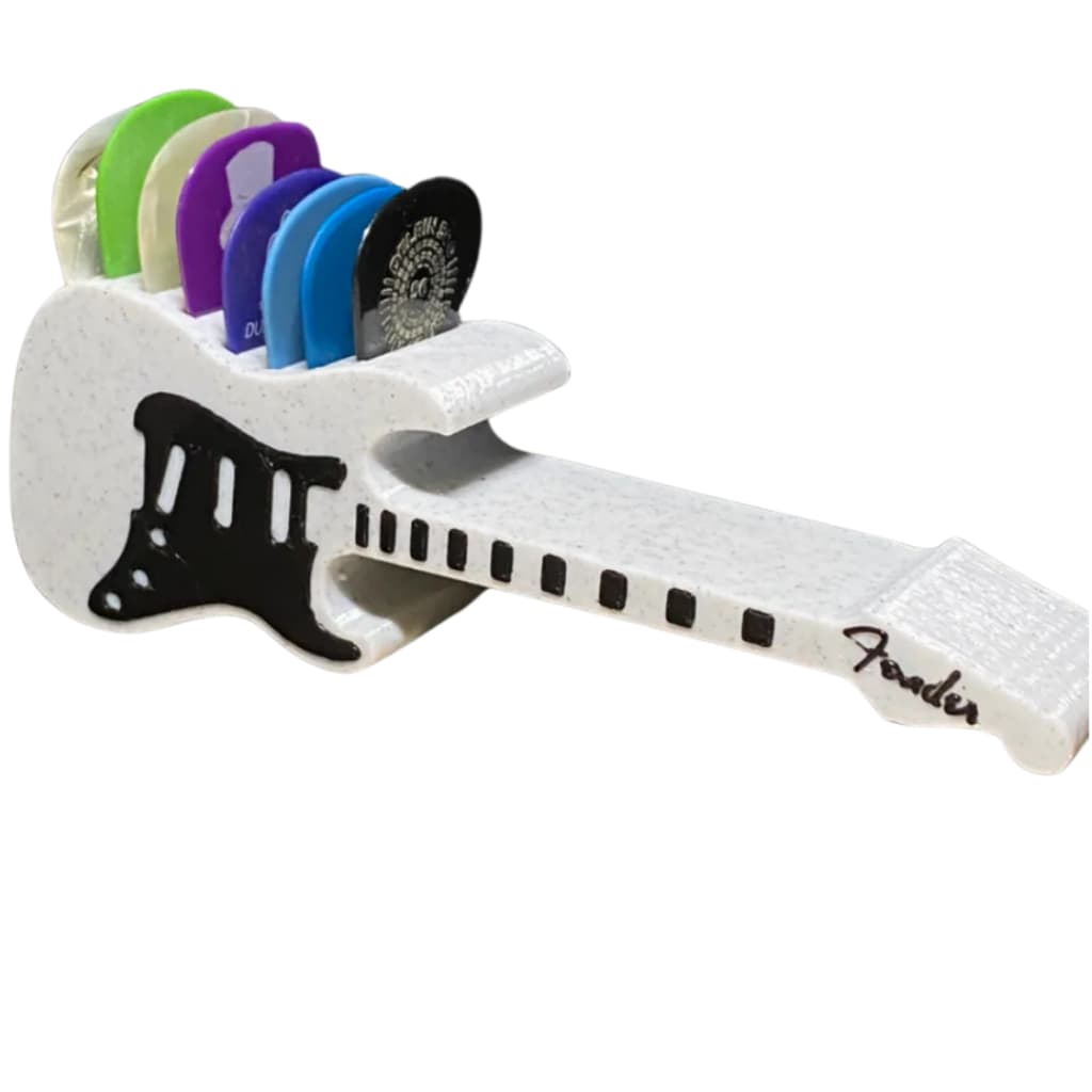 Guitarra Porta-Palheta com 8 Slots