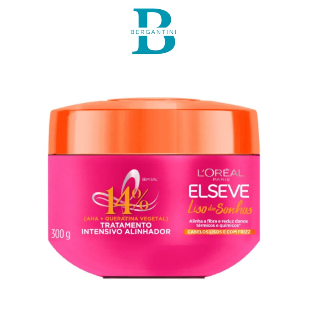 Máscara de Tratamento L'Oréal Paris Elseve Liso dos Sonhos 300g