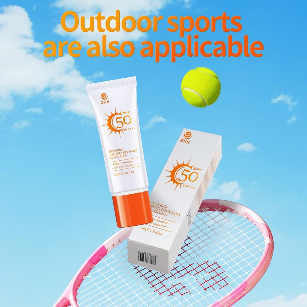 Protetor Solar Facial Refrescante e Não Oleoso Protetor Solar Para Esportes Ao Ar Livre 50G Fps 50
