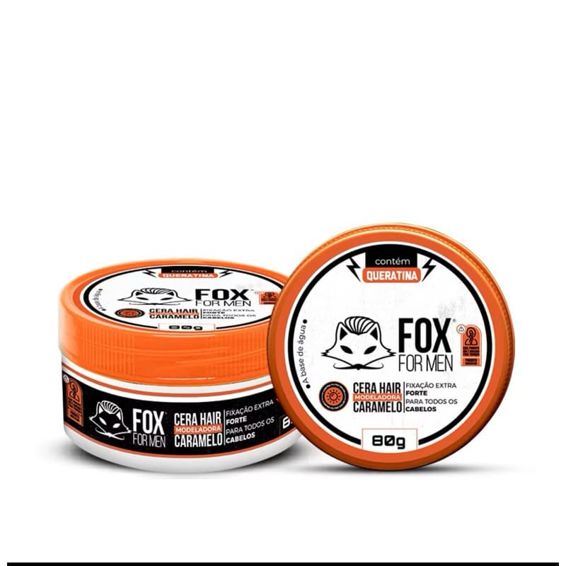 cera modeladora caramelo fox for mem pomada modeladora hidratação creme modelador