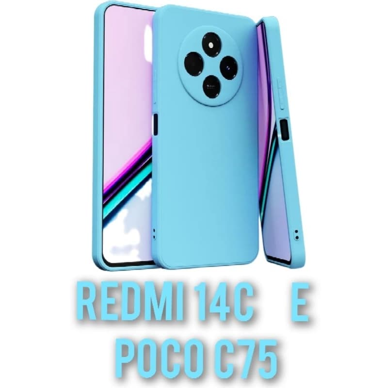 REDMI 14C e POCO C75 Capa, Capinha, Case e Aveludada ( Saquinho) Para Celular Redmi 14C e Poco C75