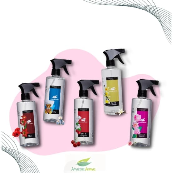 1.	Odorizador para Tecidos e Ambientes 500ML– Aroma Suave, Deixa Sua Casa Aconchegante