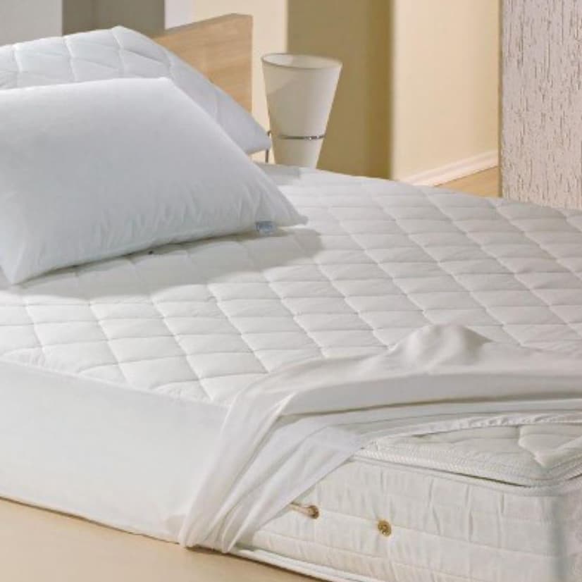 Protetor Impermeável Colchão Queen + 2 Fronhas Protetoras Mateladas 90x50 c/ Zíper