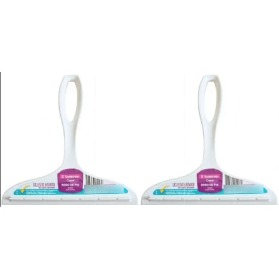 RODO PIA PLASTICO 14 CM - 2 UNIDADES - COR BRANCA OU BEGE SANREMO