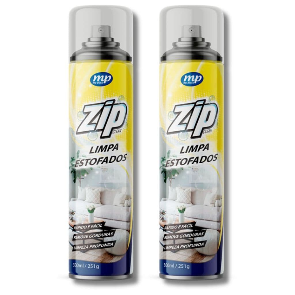 Kit 2 limpa estofados zip 300ml my place