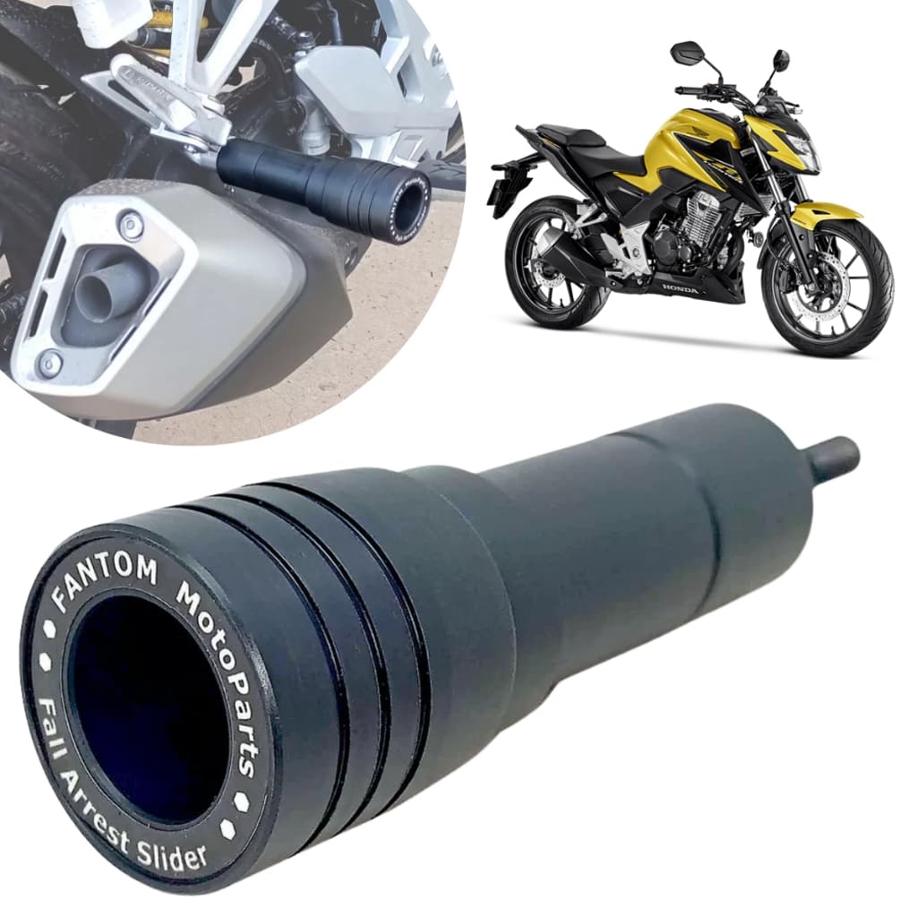 Slider De Escapamento Cb 300f Twister Protetor Proteção Para Honda 2023+
