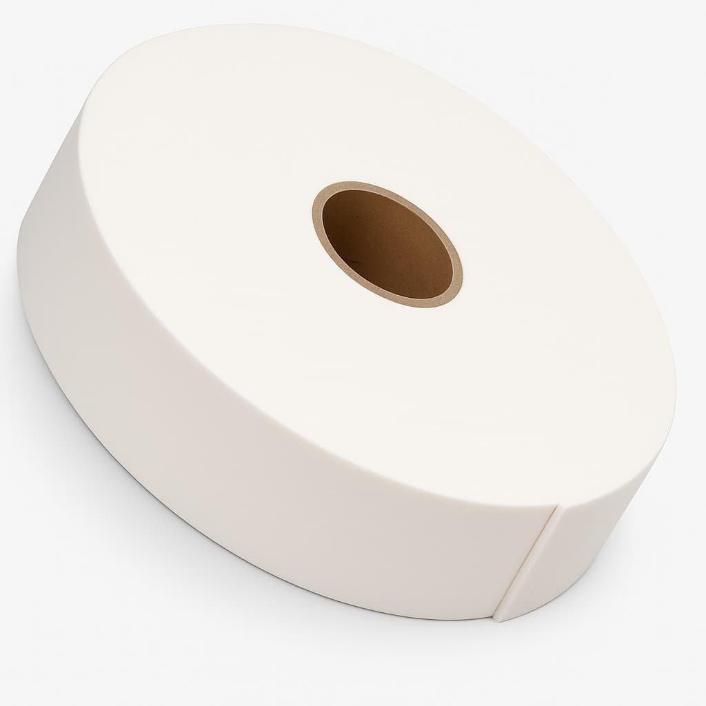 Fita Eva Autocolante Branco  Espuma Vedação 5mm x 50mm X 10M