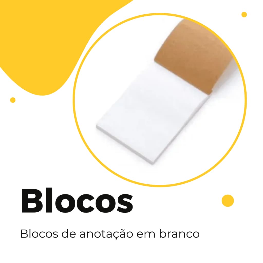 Bloco 50 Folhas 15x10cm Rascunho Bloquinho de Anotações Comanda Bloco de Notas