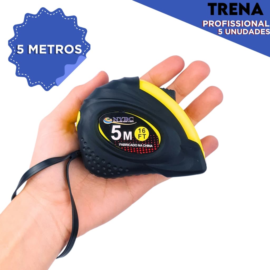 Trena Profissional De Aço Emborachada - C/ 5 unidades - Nosso Lar
