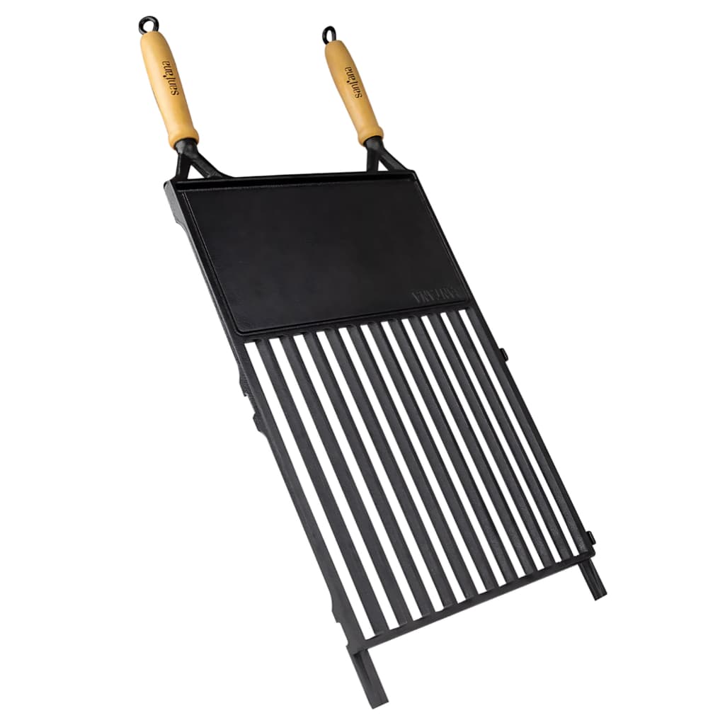 Grelha Churrasco Parrila Argentina Chapa De Ferro Fundido