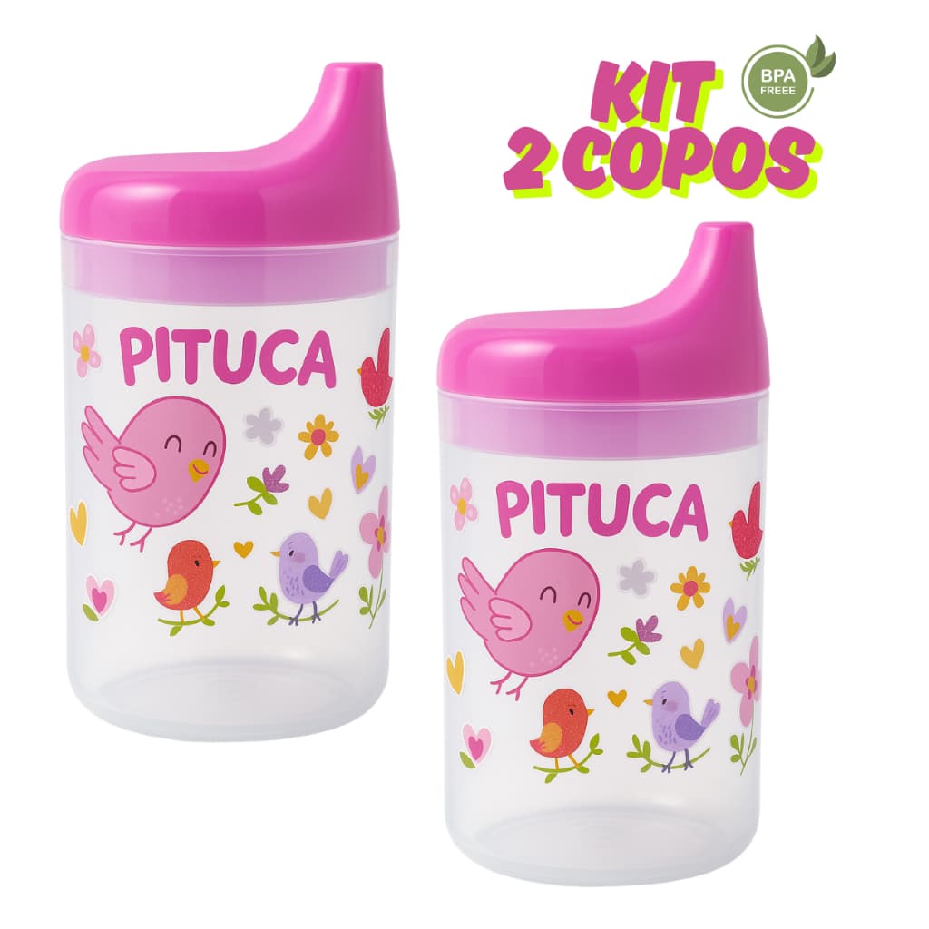 Kit 2  Copinhos De Transição Para Bebê