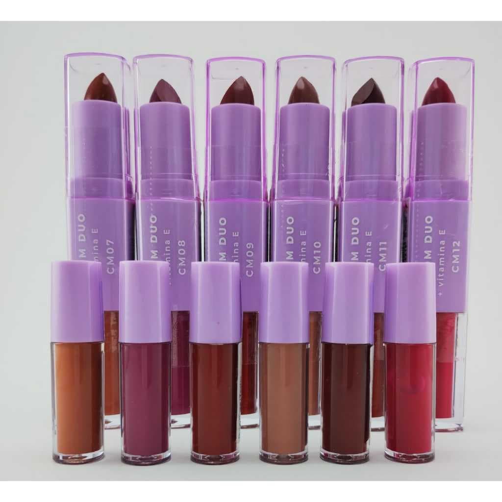Batons Mood Duo Matte Longa Duração Ruby Rose.