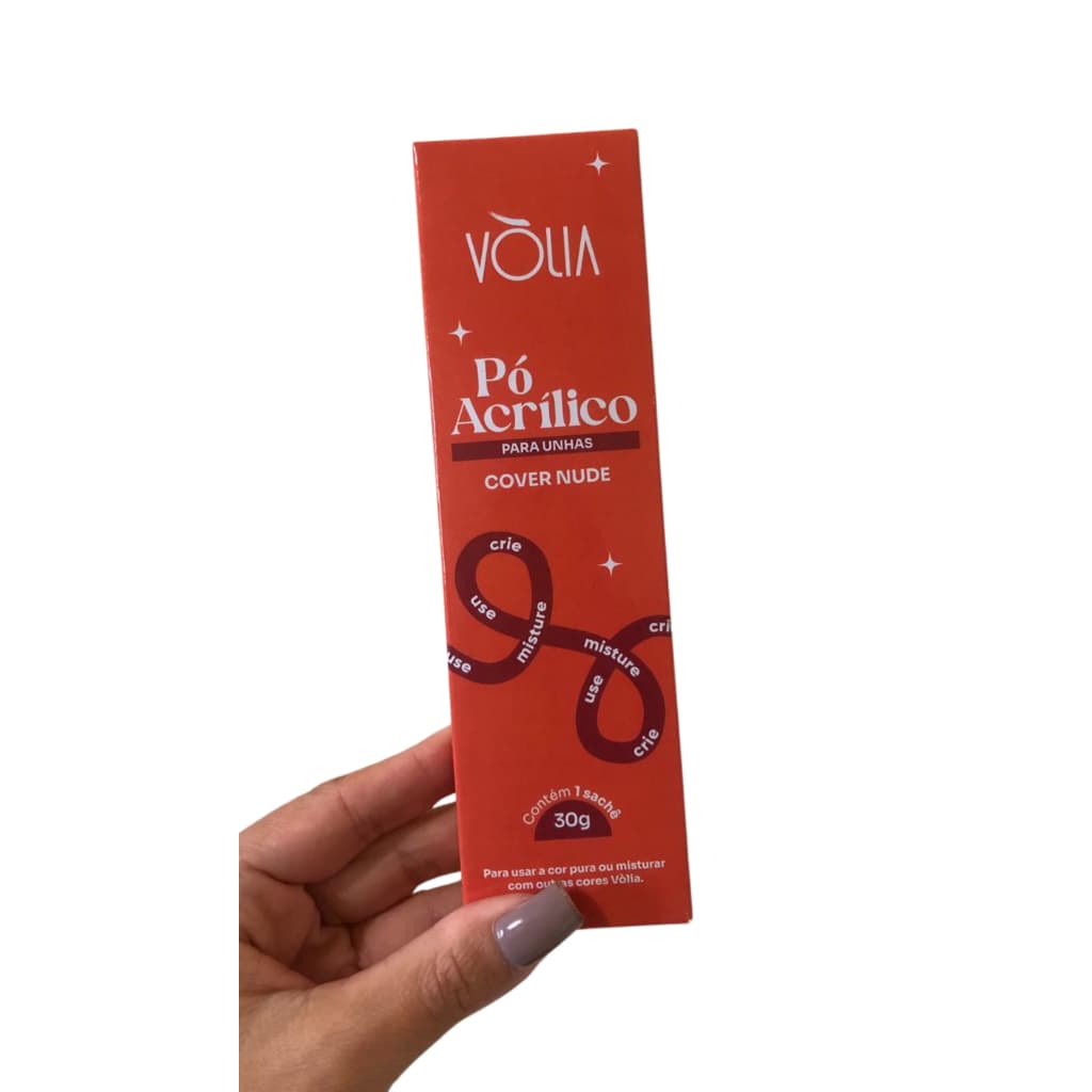 Pó Acrílico Vólia Cover Nude Sachê 30gr
