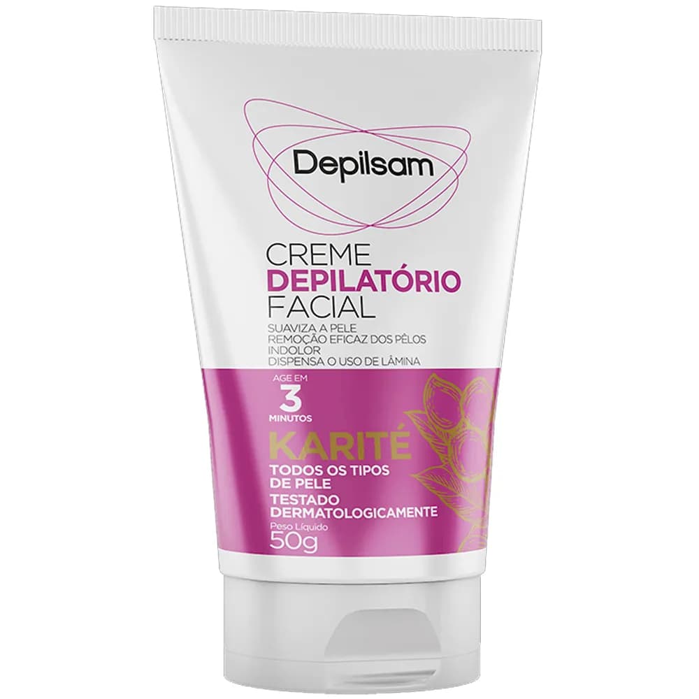 Depilsam Creme Depilatório Facial Karité 50g