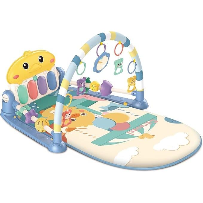 Tapete de Atividades Bebe Piano Musical Zoop Toys Rosa ou Azul
