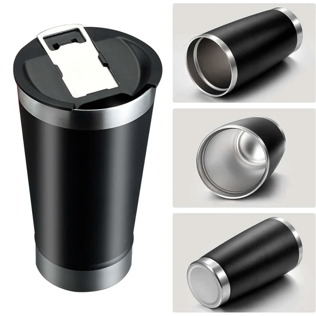 Copo Térmico de Aço Inox para Cerveja – Mantém Temperatura Quente ou Fria | Anti-Vazamento