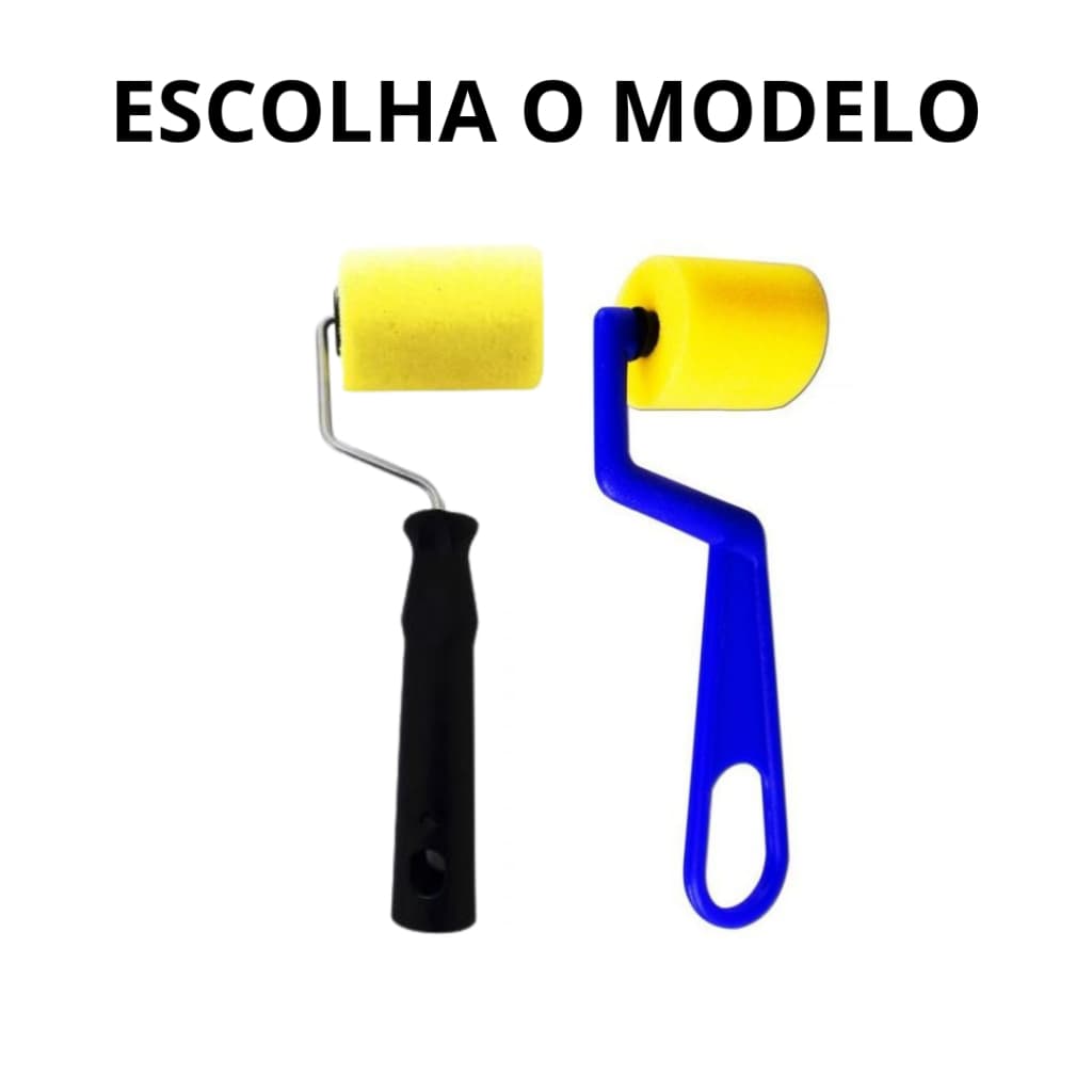 Rolinho de espuma para cartonagem pinturas e artesanato em geral - Pinceis cassia (Escolha o modelo)