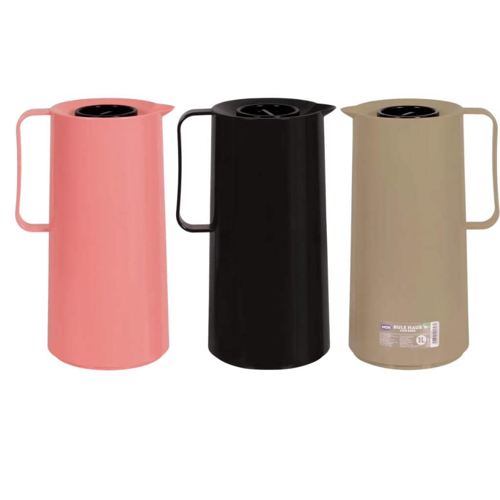Bule Térmico MOR 1 litro para Café e Chá | Conserva Quente e Frio | Alça Ergonômica