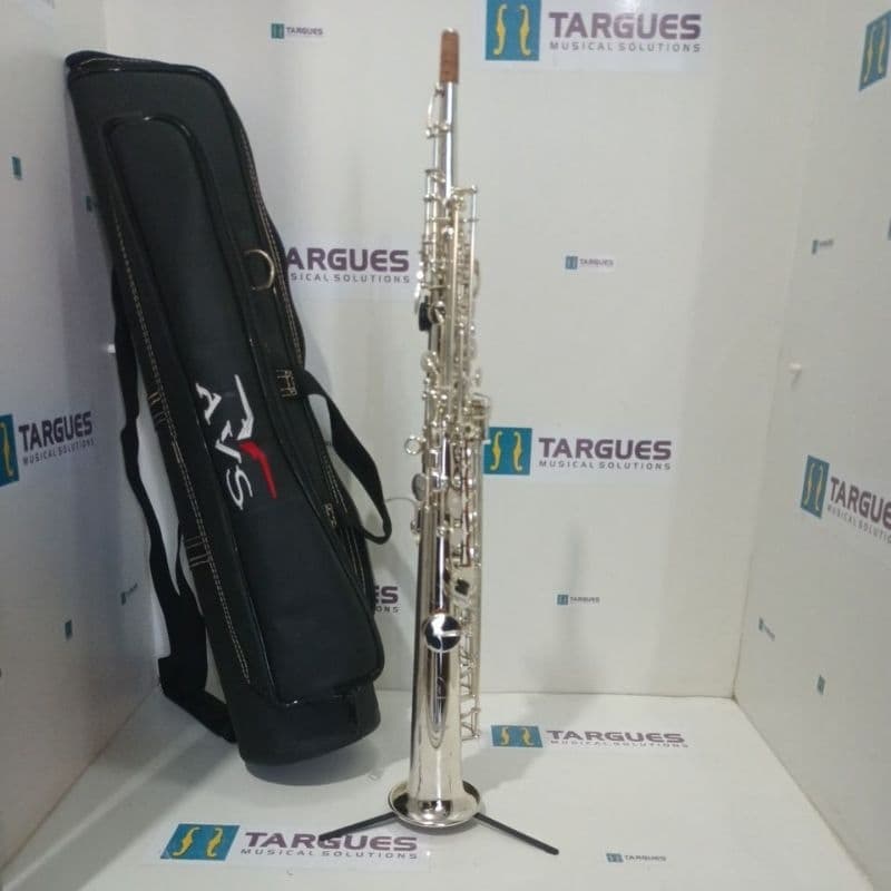 SAX SOPRANO BB BANHO DE PRATA TUDEL FIXO TARGUES
