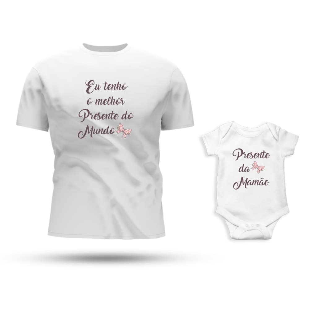 Presente Dia das Mães: Kit Tal Mãe Tal Filha Melhor Presente do Mundo – Moda Divertida e Cheia de Estilo